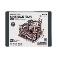 🚀 Funtory 🪐 พร้อมส่ง ENG.ver ตัวต่อไม้ Marble Run ของเล่น DIY ของเล่นไม้ ประกอบเอง Marble Spaceport