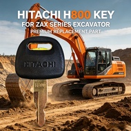 Hitachi Zaxis Excavator Ignition Key H800 Fits ZAX EX/ZX Series Excavator Ignition Switch Start Key 