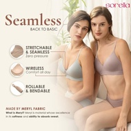 SORELLA Ready Buttonscarves Seamless Bra S10-28525 - Quality Brown