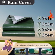 🛒【Bulk price】1-4M Durable Fabric Waterproof Ground Fabric 2X1 2X2 2X3 2X4m （with holes）Tricycle suns