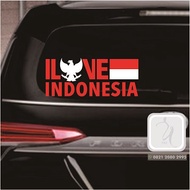 CUTTING STICKER CAR I LOVE INDONESIA LOVE INDONESIA COOL CAR STICKER VARIATIONS TOP