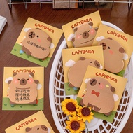 Cartoon Sticky Notes Capybara Message Paper Special-Shaped Student ins Cute Self-Adhesive Pad Kapiba