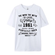 Legendary Men's Legends 1961 Celebrating The 64th Birthday A Hilarious Streetwear T-Shirt