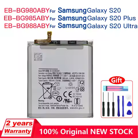 Genuine EB-BG980ABY EB-BG985ABY EB-BG988ABY Battery For Samsung Galaxy S20+ S20 Plus/Ultra S20Ultra 