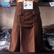 Brown Pocket Scout Short Skirt (School Uniform) (Scout Uniform) (SD/SMP)