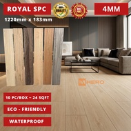 SABAH READY STOCK - HERO ROYAL SPC FLOOR 4MM (10PC/24SQFT) ACCESSORIES