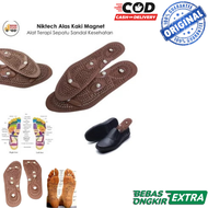 Alas Kaki Sepatu Magnetik Refleksi Akupunktur Anti Rematik Kebas Kesemutan Pegal Betis Titik Refleks
