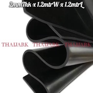 Neoprene Sheet, Size: 2mm x 1.2mtrW x 1.2mtrrL, Smooth Surface Rubber Sheeting, Chloroprene Rubber (