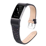 Suitable for Fitbit Charge 2 Flash Watch Strap Slim-fit Sequins 3D Flashing Foreign Trade Featured F