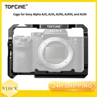 A72 Camera Cage Compatible with Sony A7III A7RIII A7II A7SII A7RII Camera, Full Cage with Arca Botto