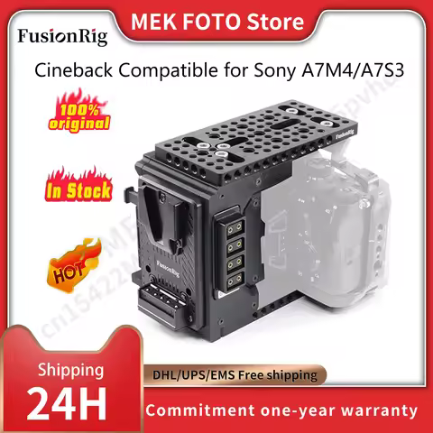 FusionRig Camera Cage Expansion Module Cineback Compatible with Sony A7M4/A7S3