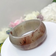 NO.98 獨特三彩飄紅 佘太玉 內徑 60MM 圈口 佘太翠 寬輪胎手鐲