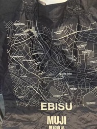 MUJI Ebisu 限定地圖購物袋