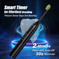 Dr.Yadent Electric Toothbrush with 4 Smart Modes 6 Brush Heads 2-Min Timer Soft-Bristle for Adults