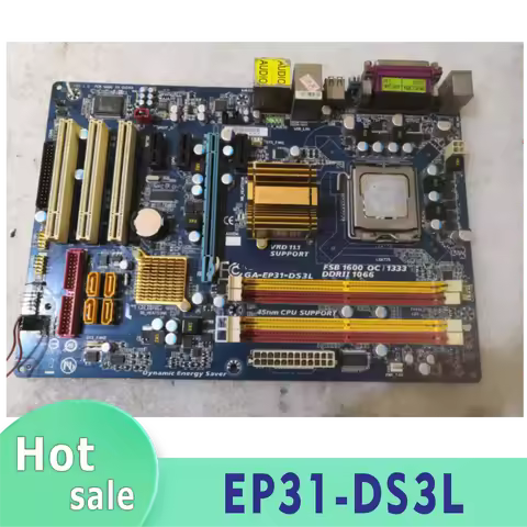 GA-EP31-DS3L original motherboard LGA775 DDR2 desktop computer motherboard 4GB P31 DS3L PCI-E 16X 10