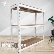 FUR.LAND Boltless DIY Racking W45xL90xH120 - Multipurpose Racking