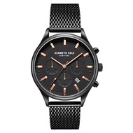 Kenneth Cole MENS DRESS SPORT with IP Gun STAINLESS STEEL strap and GUN dial（KC50782003）