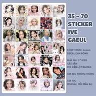 SET of 35 IVE GAEUL sealing stickers • IVE Gaeul stickers size 4x4cm pre-cut