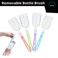 Plastic Removable Bottle Brush Cup Bottle Wash Long Handle Cleaning Brush