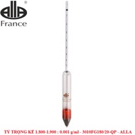 Hydrometer 18,000-1.900: 0.001 g/ml Tp 20 C, Code: 3010FG180/20-QP, Brand: ALLA FRANCE, 100% new
