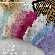 ‼️READYSTOK‼️BORDER LACE SULAM SIMPLE BAJU KURUNG NIKAH TUNANG LACEMEWAH LACEMURAH BUAT VEIL SIAP MA