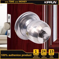 KIPRUN Round Door lock Handle Knobs Lock Stainless Steel Alloy with 3 Key for Bedrooms Living Rooms Bathrooms