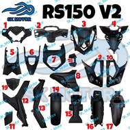 ✧  Honda RS150 V2 Original Inner Cover Full Set RS 150 R / Kaver Hitam Handle Rear Meter Horn Tank Taillamp Fender Center