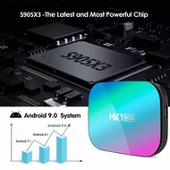 HK1 Box Amlogic S905X3 4GB RAM 64GB ROM 5G WIFI bluetooth 4.0 Android 9.0 4K 8K H.265 TV Box Support Google