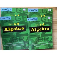 Kumon Algebra Grade 6-8 Workbook