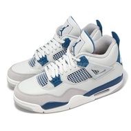 Nike Air Jordan 4 Retro Military Blue White Men Classic Casual Shoes FV5029-141