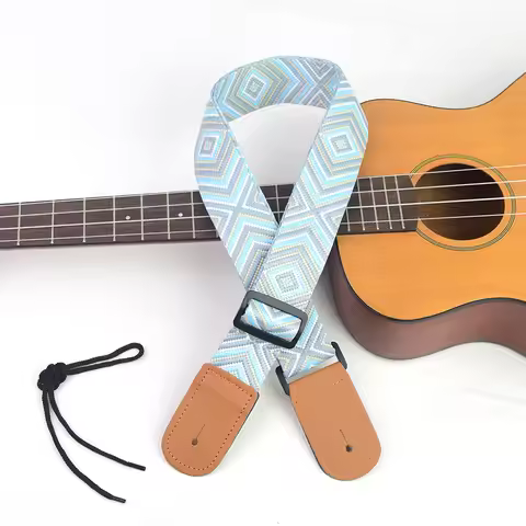 Ukulele Strap Woven Thickened Children's Crossbody Ukulele Strap Special Shoulder Strap for Ukulele