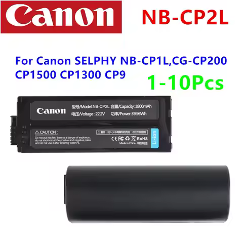 New Original NB-CP2LH NB-CP2L Battery 1800mAh Rechargeable Batteries for Canon SELPHY NB-CP1L,CG-CP2