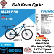TRINX BIKE - M136 PRO - ITALY - MTB 29 - Aluminum - Size M 17 Inch