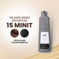 [ORIGINAL] PETALS HAIR COLOR SHAMPOO UBAN HALAL PEWARNA HITAMKAN RAMBUT BERUBAN NATURAL