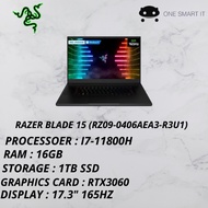 RAZER BLADE 17 i7-11800H 16GB 1TB SSD RTX3060 GAMING LAPTOP
