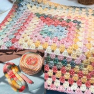 Dệt Tay Dệt Dệt Chăn Bảy Sao Len Gói Nguyên Liệu Nhuộm Dài Sợi Mohair Cầu Vồng