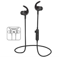 全城熱賣 - 無線運動4.2藍牙耳機 磁吸立體聲 手機通用型耳機（黑色）