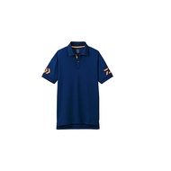 DAIWA Fishing Shirt Short Sleeve Polo Shirt Navy x Cherry Tomato L DE-7906