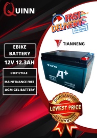 Electric Bike battery 12VOLTS 12AH Tianneng Brand