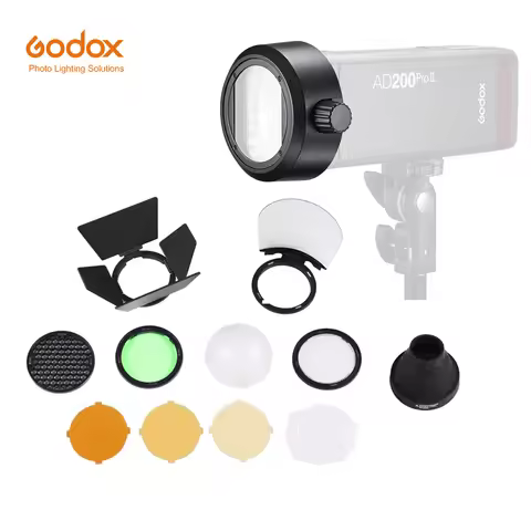 Godox S-R2 Round Head Accessories Adapter Suit for Godox V860III AD200PROII TT685 II TT600S For Cano