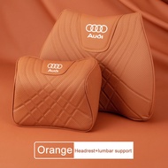 เหมาะสำหรับรถ Audi A3 A4 A5 A6 A7ตกแต่งภายในรถ A8 Q2 Q3 Q4 Q5 Q6 Q7 TT Sline ที่พักศีรษะเอวหนุนเฉพาะ