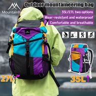 MOUNTAINHIKER Outdoor camping travel hiking backpack 27/35L camping backpack hiking bag waterproof m