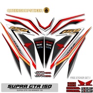SUPRA STRIPING GTR 150 MOTIFS (01) SUPRA STICKERS GTR SUPRA STICKER/S GTR 150 STRIPING/S WINNER 150/