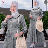 Baju Gamis Midi Jumbo Terbaru - Mauza Midi Dress by Shofiya Hijab