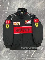 Ferrari Thin F1 Embroidered Racing Suit Tide Riding Suit Jacket Ferrari Jacket European And American