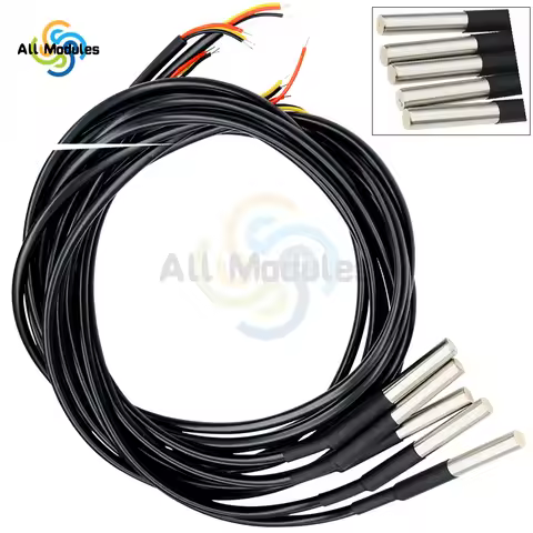 diymore DS18B20 DS1820 Stainless steel package Waterproof DS18b20 temperature probe temperature sens