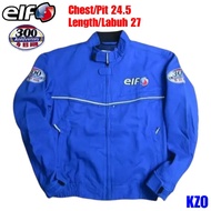 Jacket ELF Red Baron 300TH Anniversary Blue Vintage Japan Jacket/Windbreaker USED Good Condition 8/1