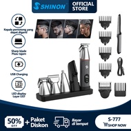 SHINON S-777 Set Mesin Cukur Alat Cukur Rambut Pangkas Rambut Hair Clipper Rambut Hair Clipper Origi