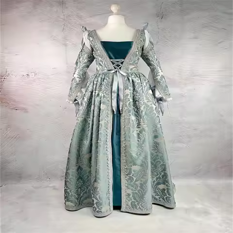 Italian Renaissance 15th Century Costume Tudor Elizabeth Queen Anne Boleyn Royal Court Ball Gown Cus