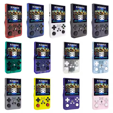 new R36MAX open-source handheld 4.0-inch large-screen PSP game console dual-stick retro arcade is an